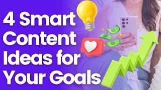 4 Smart content ideas for growing your online digital product business