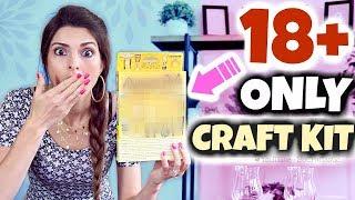 Testing ADULT CRAFT KIT?! Crafting for Adults