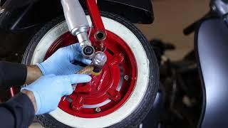 Vespa Smallframe Anti Dive Install