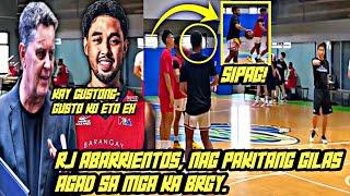 ENSAYO AGAD! Nagpakitang GILAS agad sa Ginebra si RJ ABARRIENTOS! "Hindi uso ang pahinga" ANG SIPAG!