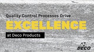 Quality Control Processes Drive Excellence at Deco Products