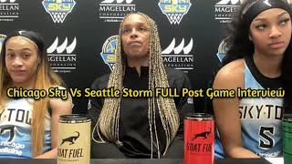 Chicago Sky Vs Seattle Storm FULL Post Game Interview 7/5/24