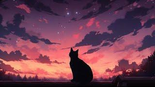Cat & sky ️ Lofi ambient music  Relax/sleep/healing [ Lofi Hip Hop - Lofi Music ]