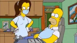 The Simpsons S18E22 You Kent Always Say What You Want - Homer vists the dentist