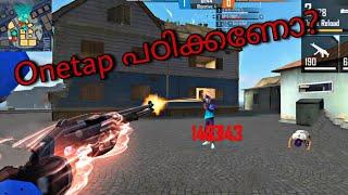 How to learn onetap headshot in freefire malayalam