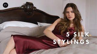How to Style A Silk Dress: 5 Elegant Parisian Looks | Julie Tuzet | Parisian Vibe