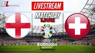 ENGLAND vs SWITZERLAND Live Stream EURO 2024 | International Football Commentary QUARTER FINAL