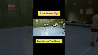 Fun Warm Up Game #shorts #badminton #badmintontraining #beginners