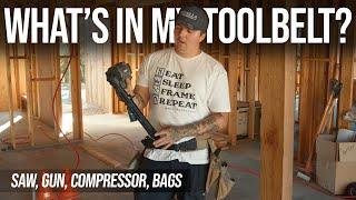 What's In My Toolbelt? Go-To Tools and Belt for Rough Framing Houses!