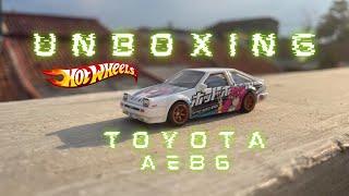 Unboxing Hotwheels Premium Mountain Drifter Toyota AE86 Sprinter Turneo Drift #1