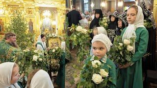 Всенощное бдение в Покровском ставропигиальном женском монастыре на Праздник Пятидесятницы