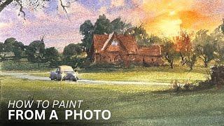 How to Paint a Watercolor From a Photograph