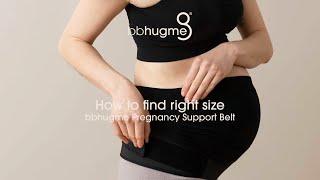 How to find right size bbhugme Pregnancy Support Belt