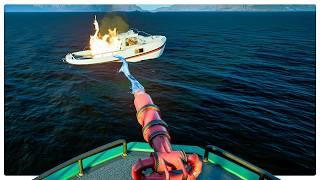 Rescuing Stranded Ships After a Massive Storm - Ships at Sea