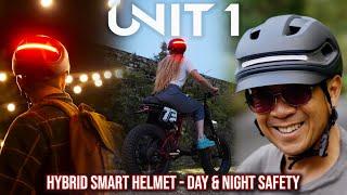 UNIT 1 AURA / Hybrid Smart Helmet - ULTIMATE DAY & NIGHT SAFETY