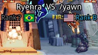 Vampire Savior - the lord of vampire: Ryenra (BR, Rank ?)  vs /yawn (US, Rank B)