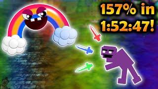 FNAF World SPEEDRUN - 157% in 1:52:47! *World Record*