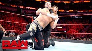 Sami Zayn vs. Kevin Owens - Winner earns a Raw Contract: Raw, April 9, 2018