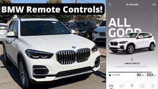 How to Control Your BMW Using your Phone! (MyBMW App Demonstration and Discussion)!