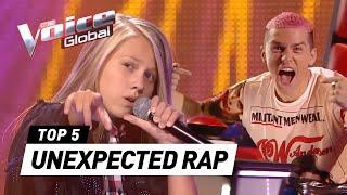UNEXPECTED RAP auditions in The Voice Kids