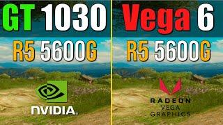 Ryzen 5 5600G + (Vega 7) vs. GT 1030 GDDR5