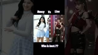 Nancy Vs Lisa  DESPACITO edit  #shorts #blackpink #explore #lisa