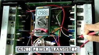 Ace LX-20 | output transistor voltage test