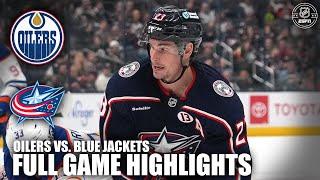 Edmonton Oilers vs. Columbus Blue Jackets | Full Game Highlights | ESPN NHL