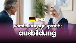 Dialog | ein Vorstellungsgespräch zur Ausbildung krankenschwester 03