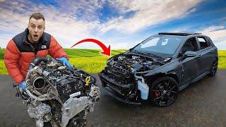 REBUILDING A WRECKED VOLKSWAGEN GOLF 8 GTI! |PT 2