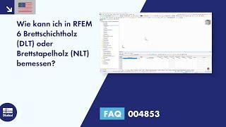 [EN] FAQ 004853 | Wie kann ich in RFEM 6 Brettschichtholz (DLT) oder Brettstapelholz (NLT) bemessen?