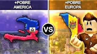 Poorest Country in Europe vs Poorest Country in America | Country Comparison