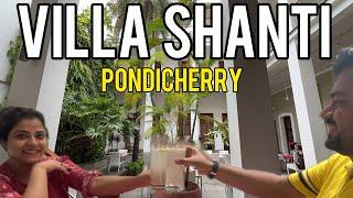 The Most Aesthetic Cafe In Pondicherry | Villa Shanti | Great Food | Great Ambience