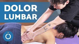 MASAJE de ESPALDA BAJA para el DOLOR LUMBAR 