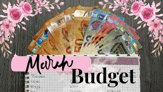 MärzBUDGET I Cash stuffing & Spartöpfe I Meine echten Einnahmen & Ausgaben