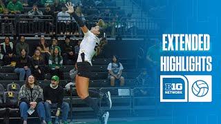 Purdue at Oregon | Extended Highlights | Big Ten Volleyball | 11/27/2024