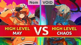 GGST ▰ Nom (May) vs VOID (Happy Chaos). Guilty Gear Strive High Level Gameplay