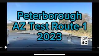 Peterborough (Ontario) AZ Test Route-1