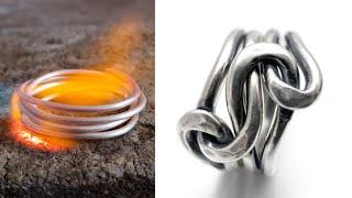 Twisted Silver Ring Making | How it's made | Ring Tutorial