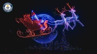 Amazing Christmas Light Display Featuring Over 5,000 Drones - Guinness World Records