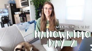 NANOWRIMO DAY 2 VLOG | NaNoWriMo 2021 | Natalia Leigh