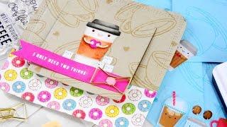 Copic Colored Die Cuts + Simon's Coffee Tea & Cocoa Card Kit