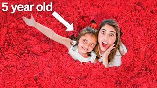 Family Surprises Mom with 100,000 Roses! *emotional*