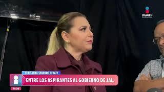 Segundo debate de candidatos a la gubernatura de Jalisco | #ImagenNoticiasGDL con #FabiolaAnaya