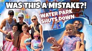 This was nuts! Riding EVERY water slide before overnight fire closes Utah water park Cowabunga Bay!