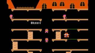 NES Gameplay - Mappy