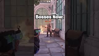 Fortnite Bosses Then VS Now  #shorts