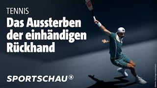 Warum die einhändige Rückhand im Tennis verschwindet | Sportschau