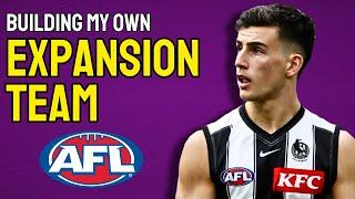 Building an AFL Expansion team in 2024