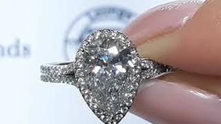 Shine on precious! Pear Shape Diamond Engagement Rings